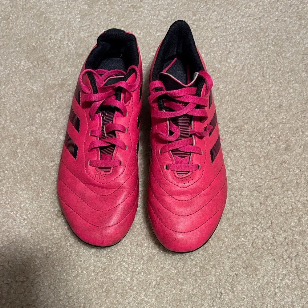 Adidas pink cleats